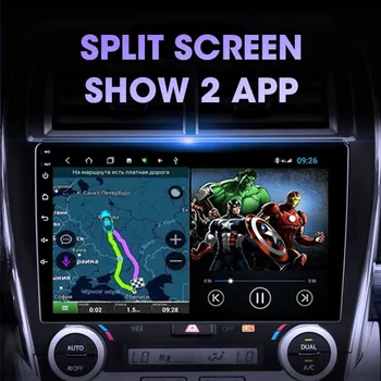 A11-Android 10.0 2 Din Multimediju Atskaņotājs, GPS Navigācija, Auto Radio 