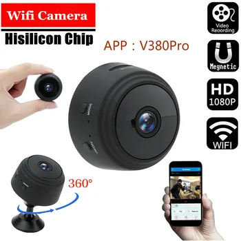 A9 1080P Wifi Mini Kameras, Mājas P2P Fotokameru, WiFi, Nakts Redzamības Bezvadu Novērošanas Kamera, Tālvadības Uzraudzīt Phone V380 Pro