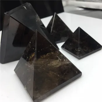 AAA Dabas Dūmu Kvarca Piramīdas Tējas Kvarca Kristāla Piramīdas Rūdas, Dārgakmeņi, Enerģijas akmens akmens Kristālu Dziedniecība 30mm-80mm
