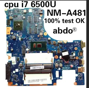 Abdo BMWQ1 BMWQ2 NM-A481 Lenovo Ideapad 300-15ISK grāmatiņa pamatplates CPU i7 6500U R5/M330 2G DDR3 pārbaudes darbs