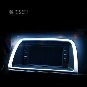 ABS, Matēts Plastmasas Centra Vadības Paneļa Vāku Apdares Interjera Auto Piederumi 1GB/KOMPLEKTS Mazda CX-5 CX5 2012 2013