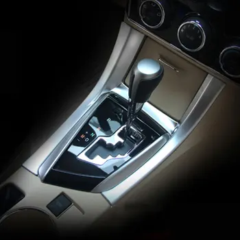ABS Plastmasas, kas ir Toyota corolla auto piederumi Auto pārnesumu pārslēgšanas slēdzis karkasa paneļu Apdare vāciņš melns, uzlīmes