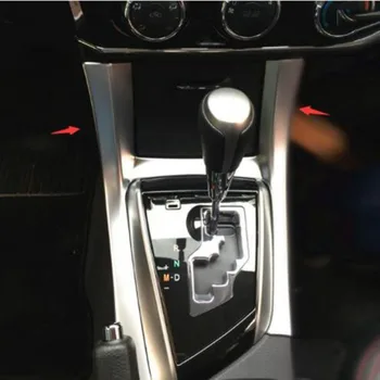 ABS Plastmasas, kas ir Toyota corolla auto piederumi Auto pārnesumu pārslēgšanas slēdzis karkasa paneļu Apdare vāciņš melns, uzlīmes