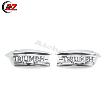ACZ Motociklu 3D Emblēmas Nozīmīti Decal Degvielas Tvertnes Uzlīme Logo Triumph Bonneville T100 T120 T140 650 750 Thruxton Scrambler 900