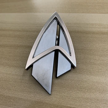 Admirālis JL Picard Pin Nākamās Paaudzes Komunikatoru Pin Piespraudes Žetons Star Piederumi Pārgājiens Metāla Emblēma