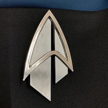 Admirālis JL Picard Pin Nākamās Paaudzes Komunikatoru Pin Piespraudes Žetons Star Piederumi Pārgājiens Metāla Emblēma