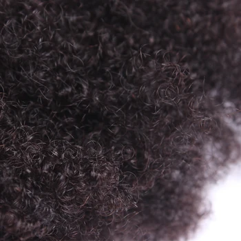 Afro crépus bouclés pince à cheveux dans les Paplašinājumi de cheveux humains 4B4C humain naturel pince à cheveux Ins