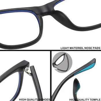 AIMISUV Zilā Gaisma Brilles Bērniem Ir 2021. Zēns Meitenes Laukumā Pretbloķēšanas Datoru Skaidri Pārredzama Brilles Optiskās TR90 Rāmis UV400