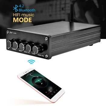 AIYIMA Mini Amplificador Bluetooth Subwoofer 2.1 Pastiprinātāju Audio Valdes TPA3116 Digitālo HiFi Stereo Jaudas Pastiprinātāji Skaņas Amp