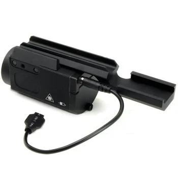 AK-SD Taktiskās LED Lukturīti Ar Tālvadības Slēdzi Rail Mount Airsoft Arma Ieroci Gaismas Medību Šautene, Pistole Pistoli Gaismas