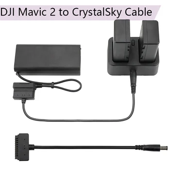 Akumulatora Uzlādes Kabelis priekš DJI Mavic 2 CrystalSky HD Ekrānam Pievienojiet Datu Līnijas Displeja Adapteris DJI Mavic 2 Pro Zoom Vadu