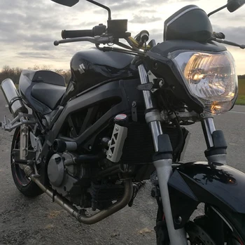 ALconstar-Sacīkšu Motocikla priekšējo Lukturu komplektu Ar Spuldzes Turētājs piemērots Yamaha FZ16 YS150 FZER150 Modificētu