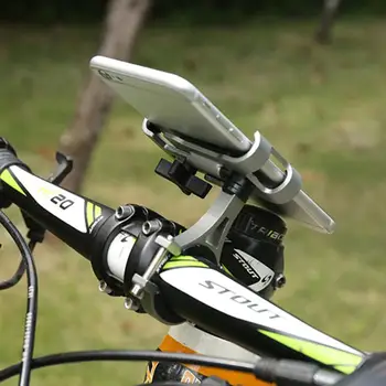 Alumīnija Motocikls, Velosipēds, Velosipēdu Mobilo Telefonu Turētājs Stiprinājums Stūrei GPS Universālā Salokāms Tālrunis Stāvēt Īpašniekiem Smartphones