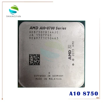 AMD A10-Series A10 8700 Series A10-8750B A10 8750 Četrkodolu 3.6 G 65W AD8750YBI44JC AD875BYBI44JC Socket FM2+