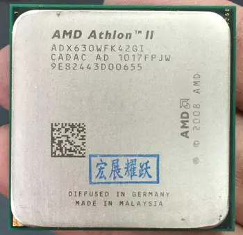 AMD Athlon II X4 630 X630 Quad-Core AM3 938 CPU darba pareizi Darbvirsmas Procesors