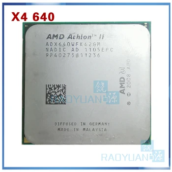 AMD Athlon II X4 640 3 GHz Quad-Core CPU Procesors ADX640WFK42GM ADX640WFK42GR Socket AM3
