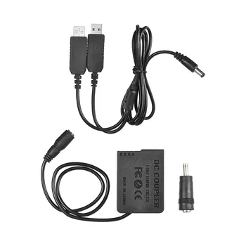Andoer USB DMW-DCC8 DC Savienotājs, USB Strāvas Adapteris, Kameras Lādētāju Komplekts DMC-FZ200 DMC-FZ1000 DMC-GH2 DMC-G5 DMC-G6 G7