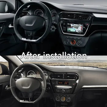 Android 10.0 GPS Navigācija, Radio, DVD Atskaņotāju Peugeot 301 2008-Video Atskaņotājs, Stereo Headuint bezmaksas kartes Uzcelta Carplay dsp