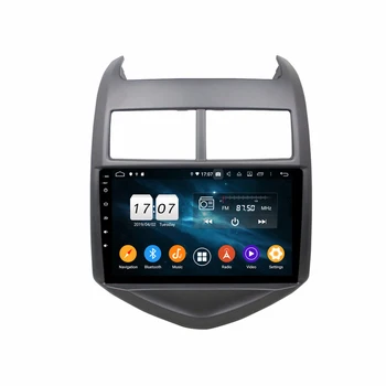 Android 9 Auto Nav CD Atskaņotāju, GPS Navigācijas Multimediju Atskaņotāju Chevrolet Chevy Aveo Sonic 2011. - 2016. Gada Auto Radio Stereo DSP Jaunākās