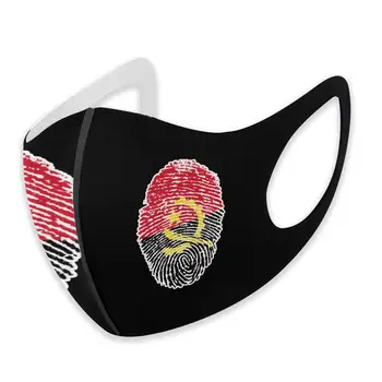 Angolas pirkstu Nospiedumu DIY masque de aizsardzības lavable Nav anti-virus Kokvilnas Mutes, Sejas Maska, mazgājami atkārtoti sejas maska