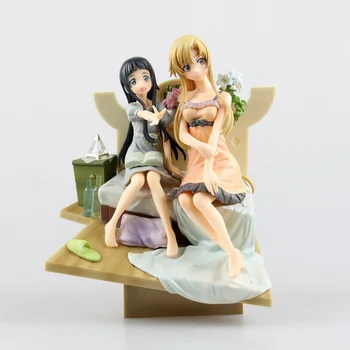 Anime Attēls 21CM Zobens Mākslas Online Asuna & Yui 1/8 Mēroga PVC Rīcības Attēls Kolekcionējamus Modelis Rotaļlieta Dāvana