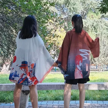 Anime Bungo Klaiņojošiem Suņiem Japāņu Stila Kimono, Halāti Kleita Osamu Dazai Cosplay Kostīmu Vīriešu Un Sieviešu Haori Jaciņa Mētelis Topi, Krekli