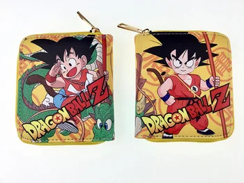 Anime Mini Kabatas Japāņu Multiplikācijas Filmas Goku Ādas Maku Rāvējslēdzēju Monētas Kabatā, Somiņā Dāvanu Jaunām Sievietēm, Vīriešiem, Seifs