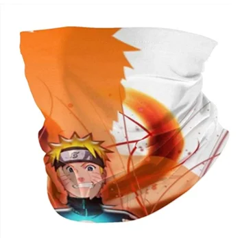 Anime Naruto Uzumaki Naruto 3D Iespiesti Sejas Maska Āra Sporta Izturīgs Sejas Maska galvas apsējs Karikatūra Ap