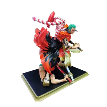 Anime Viens Gabals GK Roronoa Zoro Kabuki 24 CM PVC Attēls Kolekcionējamus Modelis Rotaļlieta Modelis Ziemassvētku Dāvanu Rotaļlietas