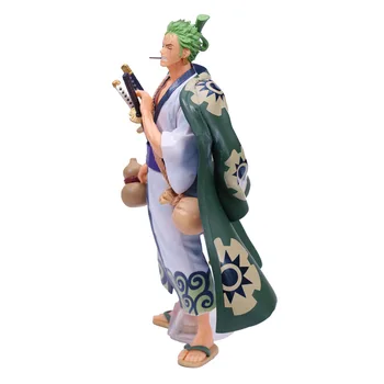 Anime Viens Gabals, Wano Valsts Roronoa Zoro Kimono, Ver. PVC Rīcības Attēls Kolekcionējamus Modeli Vienā Gabalā Zoro Rotaļlietas Lelle 28cm