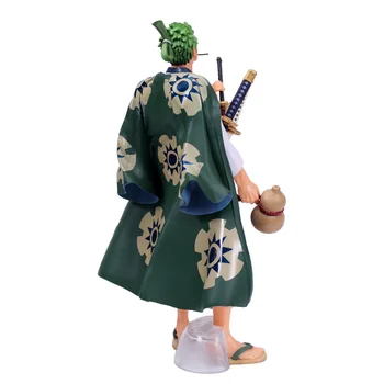 Anime Viens Gabals, Wano Valsts Roronoa Zoro Kimono, Ver. PVC Rīcības Attēls Kolekcionējamus Modeli Vienā Gabalā Zoro Rotaļlietas Lelle 28cm