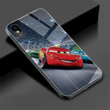 Animācija Pixar AUTOMAŠĪNĀM, Rūdīta Stikla Vāciņu Lietā par iPhone SE 2020 5 5s 6s 6, Plus 7 8 Plus X XR XS 11 Pro Max