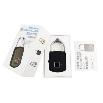 Anti-theft USB Lādējamu Smart Keyless Elektronisko pirkstu Nospiedumu Bloķēšana Pret zādzību Drošības Slēdzenes, Durvju Bagāžas Gadījumā, Slēdzenes