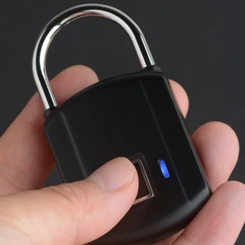 Anti-theft USB Lādējamu Smart Keyless Elektronisko pirkstu Nospiedumu Bloķēšana Pret zādzību Drošības Slēdzenes, Durvju Bagāžas Gadījumā, Slēdzenes