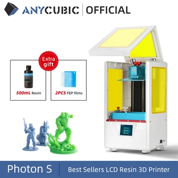 ANYCUBIC Photon-S 3D Printeri Dual Z ass Ātri Šķēle 405nm Matricas UV Modulis GARANTIJA 3d Printeri Sveķu Fotonu S Modernizētas Impresora 3d