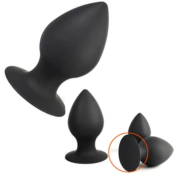 Anālās seksa rotaļlietas big butt plug dilator izplešanās prostatas massager vīriešiem sieviete gejs seksuālās rotaļlietas produktu pieaugušo ar suctio kauss