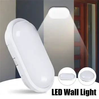 Apaļa / Ovāla LED Mitrumu Griestu Lampa IP65 Waterproof Vannas istaba Āra Dārza Pagalmā Lampas, 16W 20W Modernās Sienas Lampas Gaismas