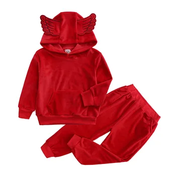 Apģērbi Meitenēm Bērnu Apģērbu Komplekti 2019 Rudens Ziemas Baby Meiteņu Drēbes 2gab Bērniem, Kleita, Uzvalks Jumpsuit 1-6Yrs Zēnu Drēbes