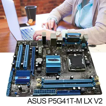 ASUS P5G41T-M LX V2 Mātesplati DDR3 8GB G41 P5G41T-M LX V2 X16 Computador Darbvirsmas Mainboard PCI-E VGA p5G41T Usado