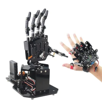 Atvērtā koda Bionisko Robots Rokas Labās Rokas Pieciem Pirkstiem STM32 Versija + Valkājamas Mehāniskās Cimdu