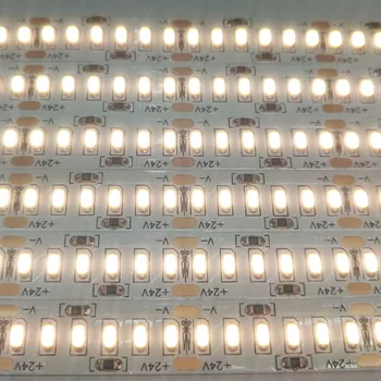 Augstajam CRI 90 SMD3014 LED Sloksnes Gaismas 24V 13-14LM 240LEDs/m 5meter 1200leds Iekštelpu Pastāvīgi Elastīgs LED Gaismas