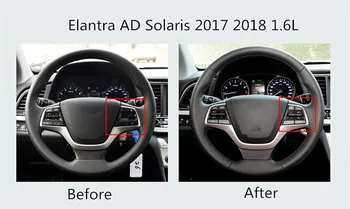 Augstas kvalitātes Stūres rata kontroles slēdzis Hyundai elantra REKLĀMU Solaris 20172018 1.6 l Automašīnu, Kruīza Kontrole, Stūre Pogu