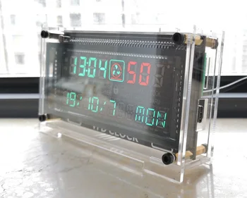 Augstas Precizitātes VFD pulkstenis VFD displeju Elektronisko laiks RX8025T Stunda / minūte / otrais /dienā /nedēļā 12 / 24-stundu formāts