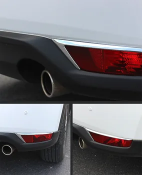 Auto Aizmugures Foglight Lampas, Uzacu Apdares Līstes Segtu Rotāt Uzlīmes Vāka Dizains Priekš Mazda CX-5 CX5 2017 2018 2019 KF