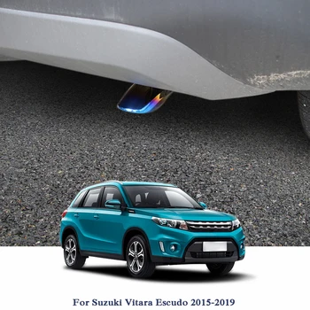 Auto Izplūdes Muffler Padoms Apdares Modificētas Automašīnas Aizmugures Rīkles Starplikas Par Suzuki Vitara Eskudo-2019 Aizmugures Padoms Kakla Ārējās