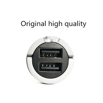 Auto oriģinālo USB lādētāju Par BMW universāla, lai f10 f15 f16 f25 f26 f30 e90 f01 g30 g50 USB quick dual piepīpētāja adapteris