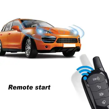 Auto signalizācijas sistēma remote start komplektu automašīnu, centrālā atslēga auto start stop pogu, signalizācija PKE keyless ieceļošanas sistēma, auto keychain