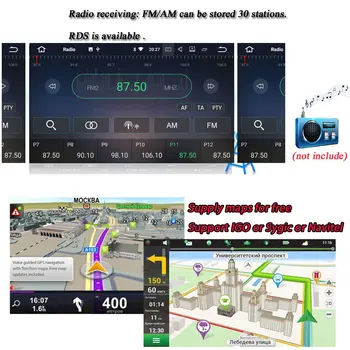 Auto Stereo Multimediju Atskaņotājs Ford Escape 2008. - 2013. Gadam Video BT DVD Carplay Kartes GPS Navi Navigācija Android 7.1 Ekrāna AUGŠU