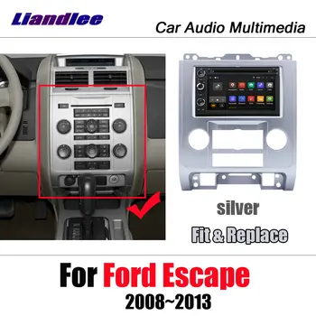 Auto Stereo Multimediju Atskaņotājs Ford Escape 2008. - 2013. Gadam Video BT DVD Carplay Kartes GPS Navi Navigācija Android 7.1 Ekrāna AUGŠU