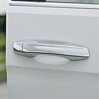 Auto Stils ABS Durvju rokturi Aizsardzības aptver Vāku Apdari Durvju Rokturi Bļodā, lai Volkswagen Golf 7/7.5 rline 2013. - 2020. gadam